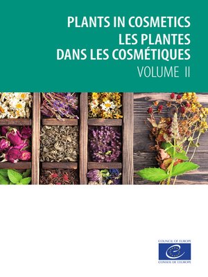 cover image of Plants in cosmetics – Les plantes dans les cosmétiques – volume 2